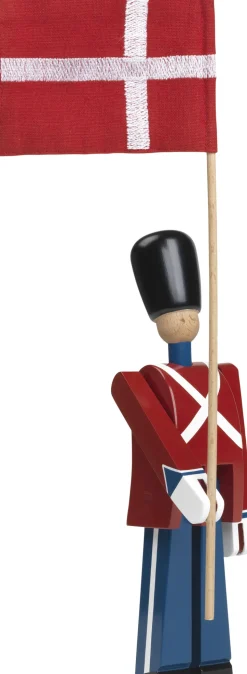 Fanebærer med tekstilflag