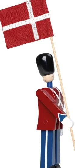 Fanebærer mini rød/blå/hvid