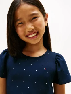 FESTIVE STUD ALINE DRESS SS