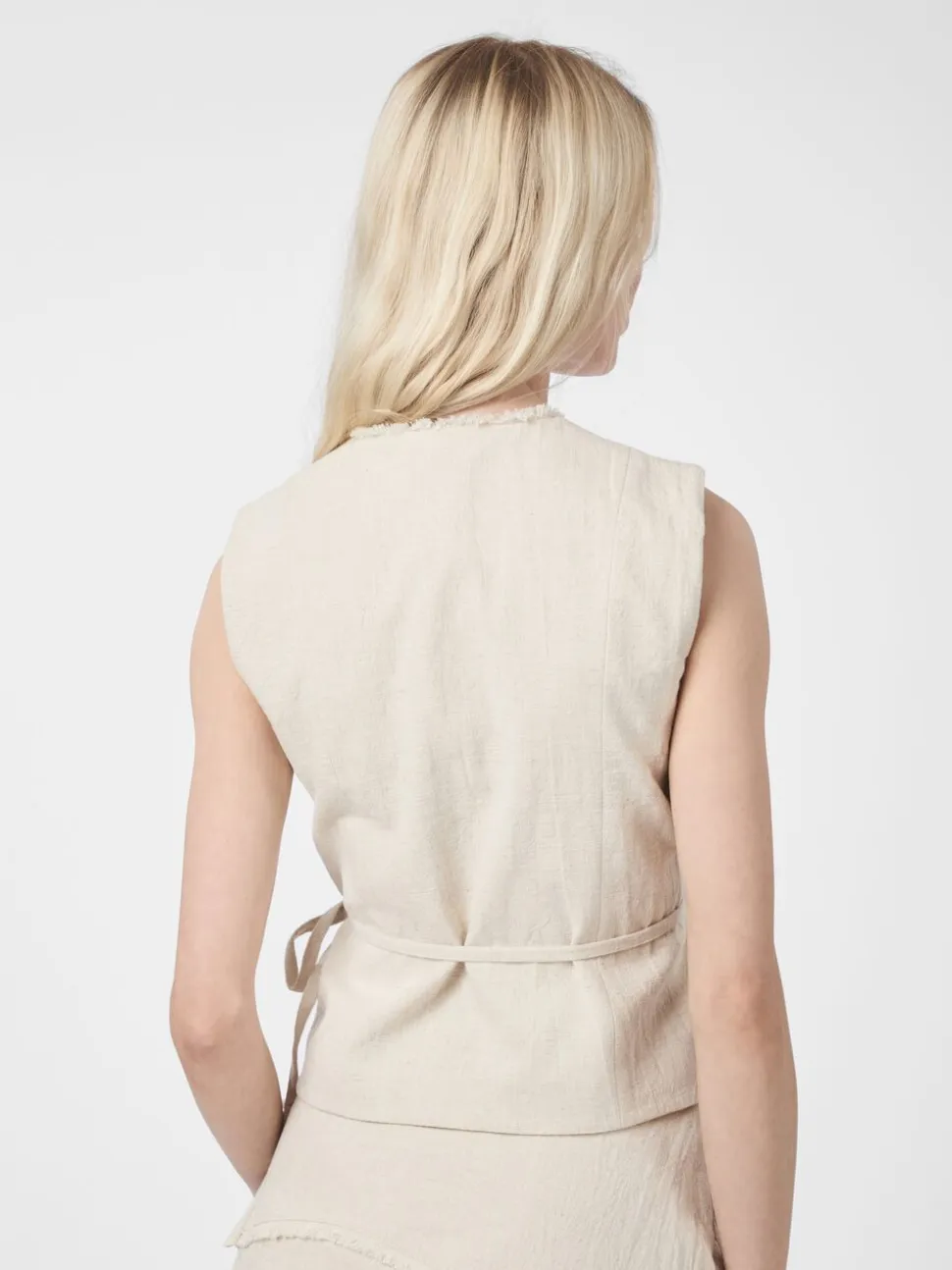 Filora Ramie Wrap Waistcoat