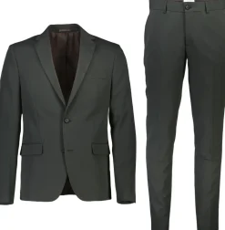 Fine twill stretch suit
