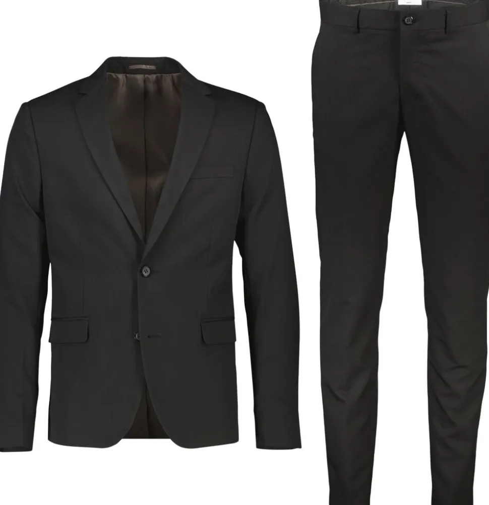 Fine twill stretch suit