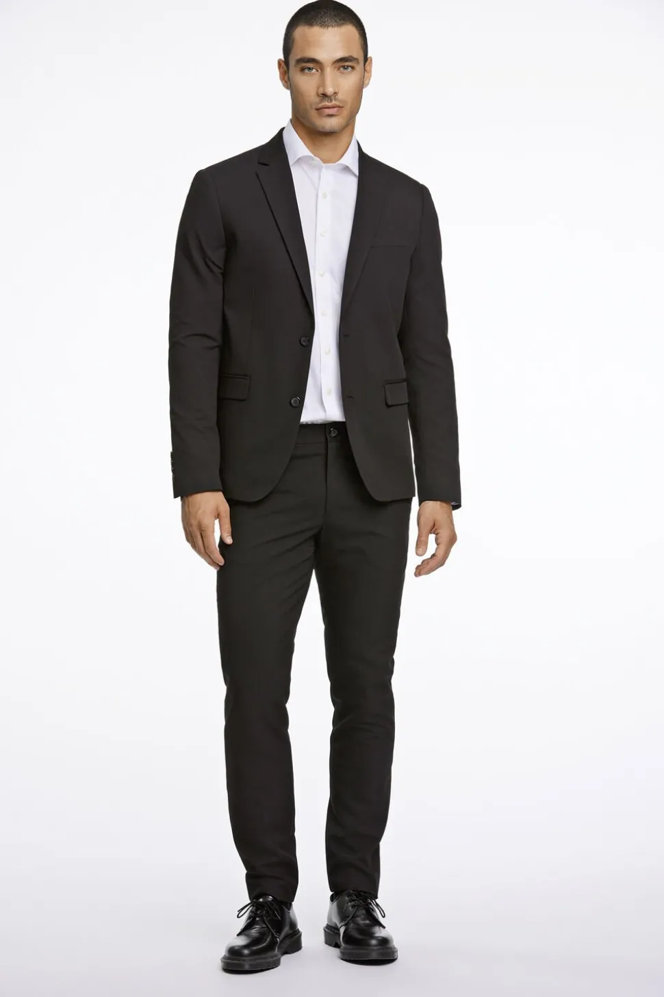 Fine twill stretch suit