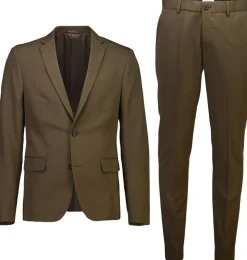 Fine twill stretch suit