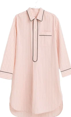 Fineline Long Nightshirt-M/L-Soft pink