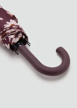 Flower print umbrella