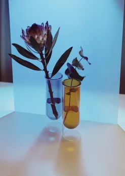 FLOWER TUBE, TALL TUBE, CYAN, 65200C