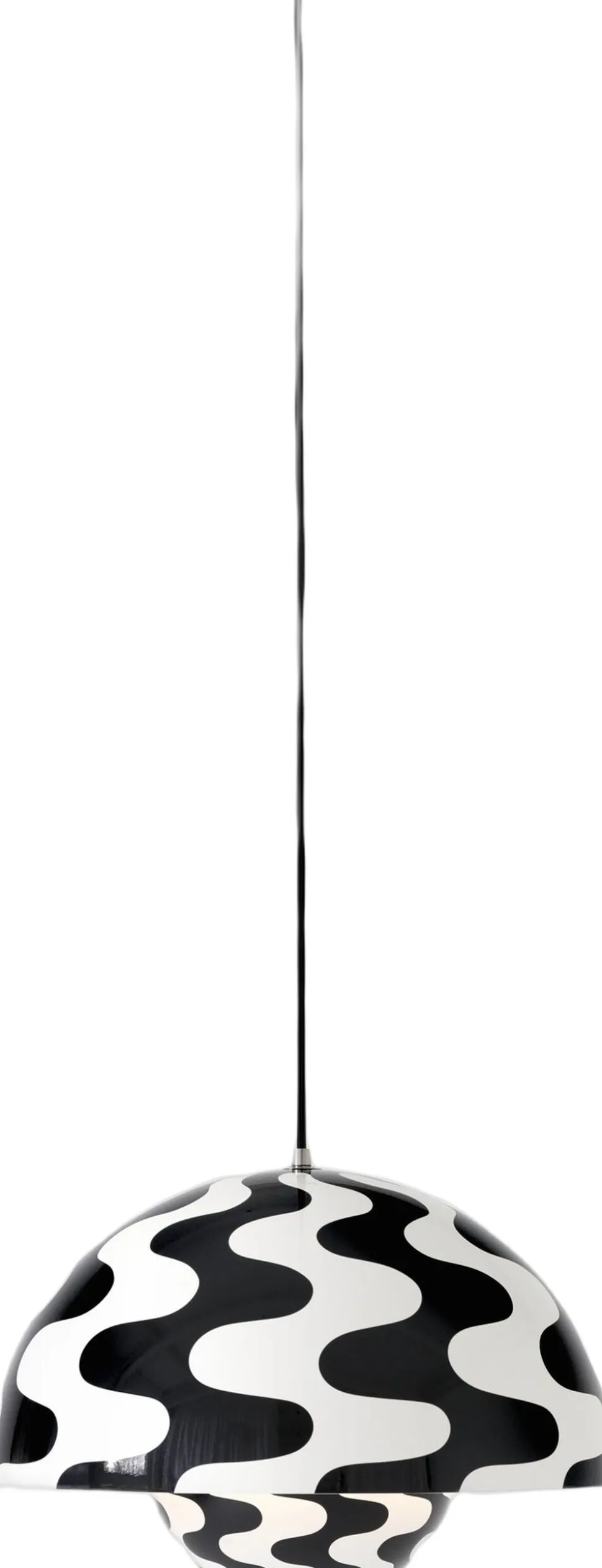 Flowerpot Pendant VP7, Black/White