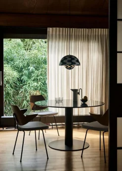 Flowerpot Pendant VP7, Black/White