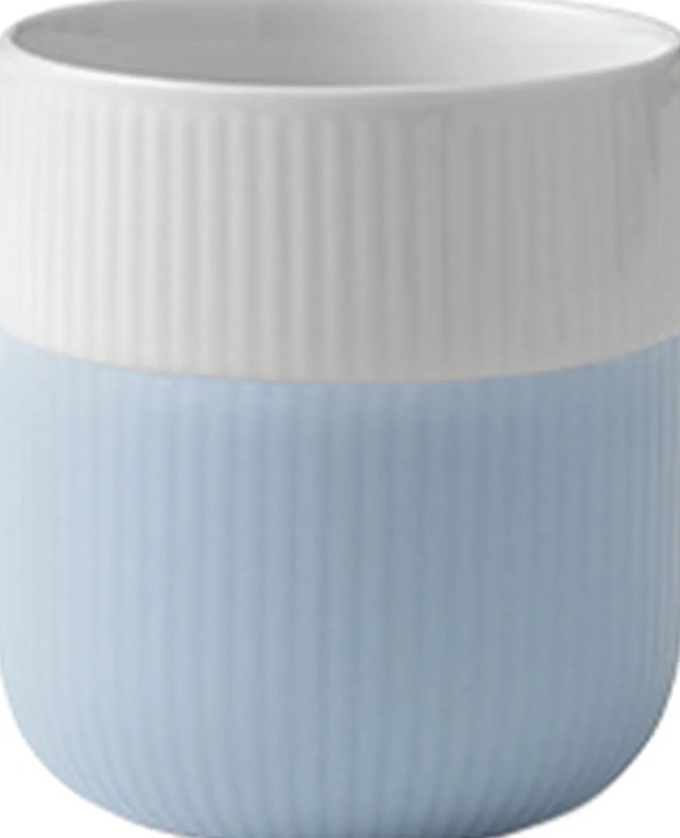 Fluted Contrast Mug 35cl Dove Blue