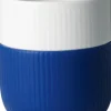 Fluted Contrast Mug 35cl Mega Blue