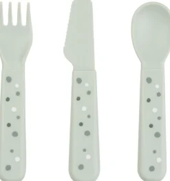 Foodie bestiksæt Happy dots Grøn