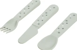 Foodie bestiksæt Happy dots Grøn