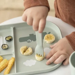 Foodie bestiksæt Happy dots Grøn