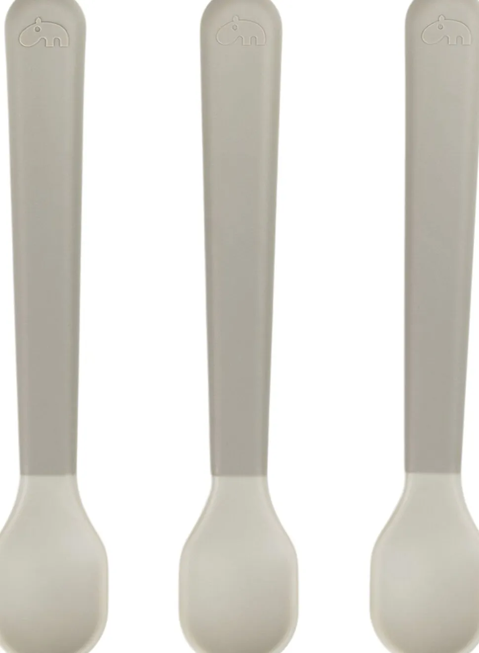 Foodie easy-grip babyske 3-pak Sand