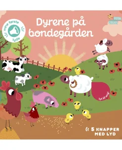 Forlaget ROOM2PLAY - Pegebog med lyd - Dyrene på bondegården