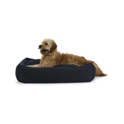 Fossflakes Hundeseng Blue pinstripe