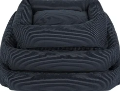 Fossflakes Hundeseng Blue pinstripe