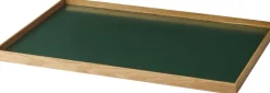 Frame tray large oak/green