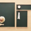 Frame tray small oak/green