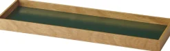 Frame tray small oak/green