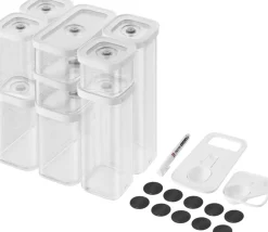 Fresh & Save CUBE Sæt S/M12 gennemsigtig-hvid