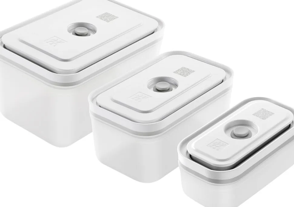 Fresh & Save Vakuum beholdersæt 3d i plastik. S,M, L