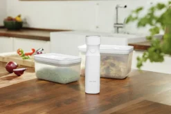 Fresh & Save Vakuum beholdersæt 3d i plastik. S,M, L