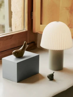 Frill Portable Lamp - Cashmere/White