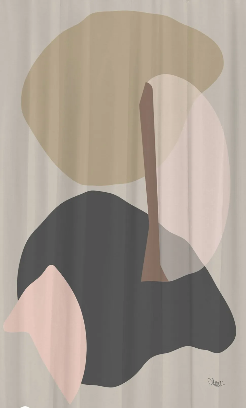 GALLERY shower curtain