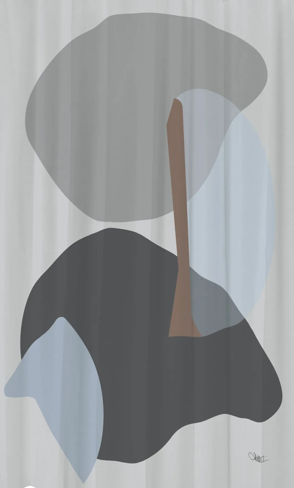 GALLERY shower curtain