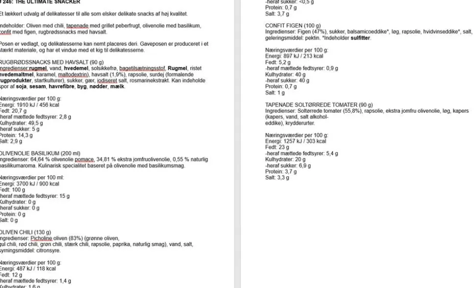 Gavepose - the ultimate snacker