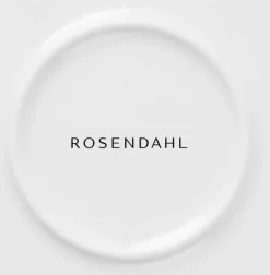 GC Cottage Tallerken Ø19. 5 cm hvid m. deko