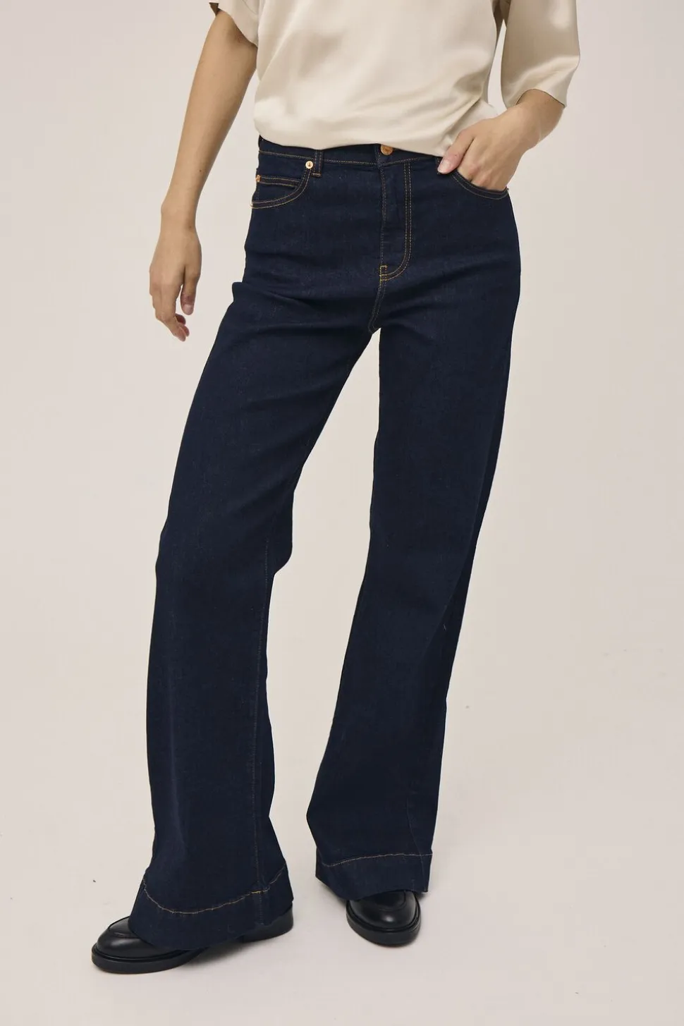 Gez M128 Flared bukser GOTS