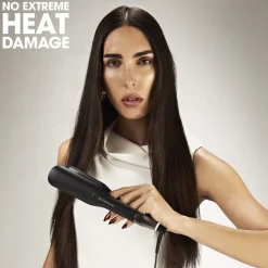 ghd Chronos Max - Wide Plate Hair Straightener Black