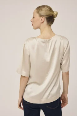 Gia 2 Kortærmede bluse - 100% silke