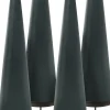Giftbox w. spike, remote, LED cone candle, Pine green, Smoot