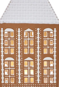Gingerbread Lyshus stor brun