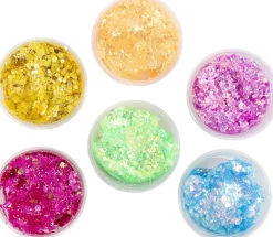 Glitter Clay, 6x20ml.
