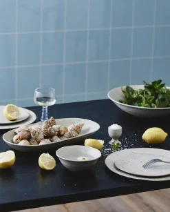 GRAINY plate, S, sand