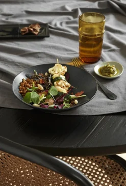 GRAINY soup plate, dark blue