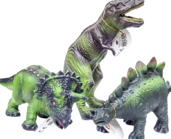 Green Rubber Toys - Dinosaurer - sæt med 3