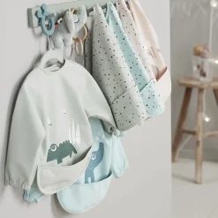 Hagesmæk m/ærmer og lomme Croco Grøn