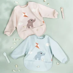 Hagesmæk m/ærmer og lomme Playground Pudder