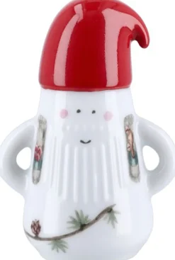 Hammershøi Christmas Nissefar Ø6 cm hvid m. deko