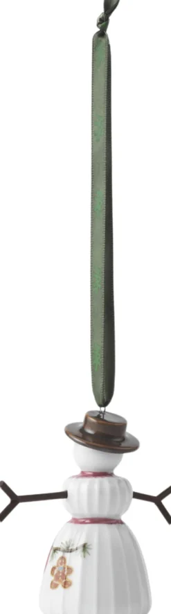 Hammershøi Christmas Snekone hængende H9 hvid m. deko