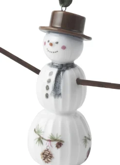 Hammershøi Christmas Snemand hængende H9. 5 hvid m. deko