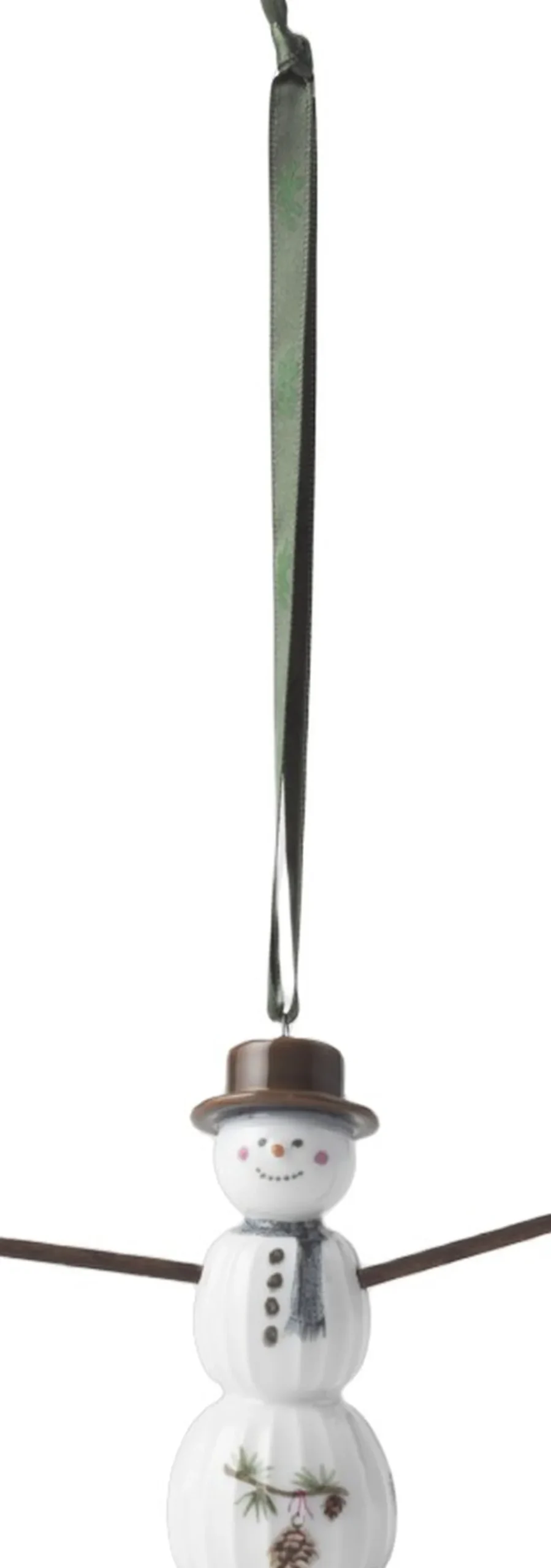 Hammershøi Christmas Snemand hængende H9. 5 hvid m. deko