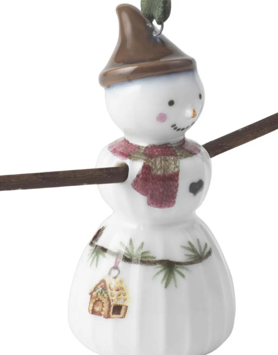 Hammershøi Christmas Snepige hængende H6. 5 hvid m. deko