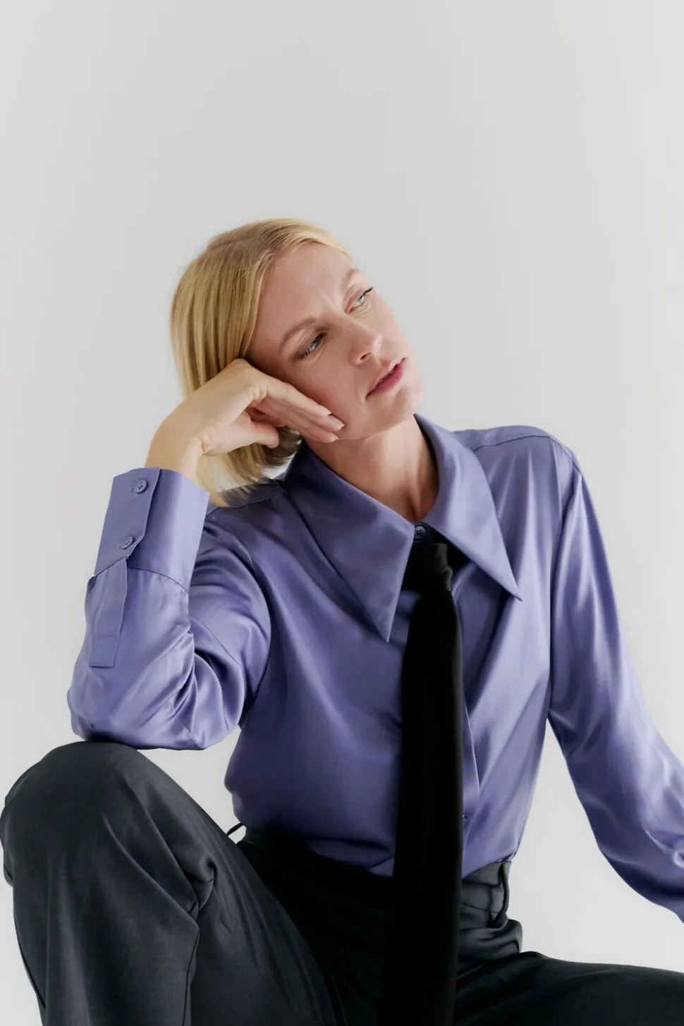 Hanna x MDNC Skjorte - 100% Silke